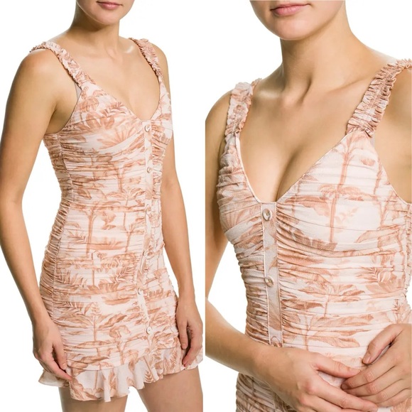 Ted Baker London RROSIEE Ruched Front Mini Dress - Picture 4 of 16